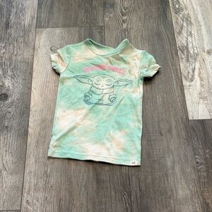 GAP Kids 'Super Chill' Green and Cream Tee